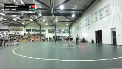 141 lbs Quarterfinal - Noah Creque, Baldwin Wallace vs Brody Chase, Adrian