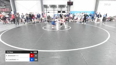 60 kg 7th Place - Eric Swanson, Seagull Wrestling Club vs Anthony Lucchiani, Integrity Wrestling Club