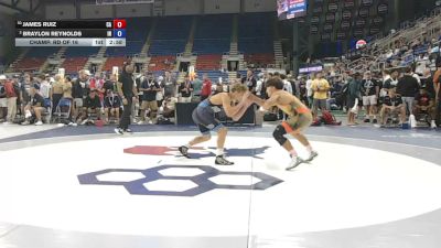 144 lbs Champ. Rd Of 16 - James Ruiz, California vs Braylon Reynolds, Indiana