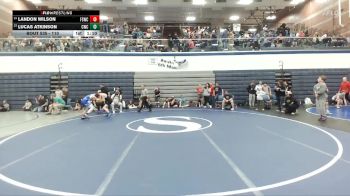 110 lbs Cons. Round 3 - Lucas Atkinson, Cougar Wrestling Club vs Landon Wilson, Fighting Squirrels Wrestling Club