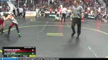 67 lbs Cons. Round 2 - Oliver Webb, Orchard View Jr Wrestlers vs Anthony Busbani, U.P. Power Wrestling