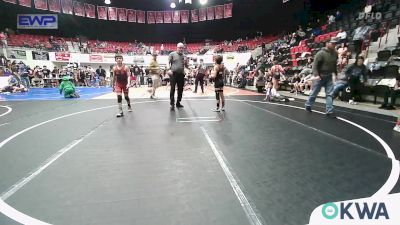 70-73 lbs Semifinal - Peyton Garrison, Verdigris Youth Wrestling vs Kacy Purmal, Tiger Trained Wrestling