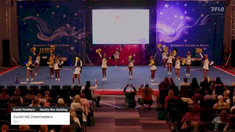 Euclid HS Cheerleaders - Day 1 [2024 Euclid Panthers Varsity Non Building] 2024 Buckeye Open Dance National Championships