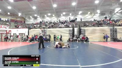 177-182 lbs Round 1 - Oliver Conley, Evansville Central vs Oliver Zapien, Paoli WC