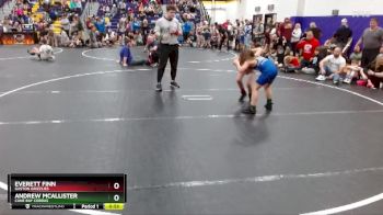 85 lbs Cons. Round 2 - Everett Finn, Gaston Grizzlies vs Andrew McAllister, Cane Bay Cobras