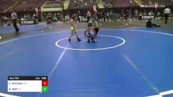 55 lbs Quarterfinal - Emmanuel Elijah Martinez, Grapplers Hi vs Brody Wolf, Cottage Grove WC