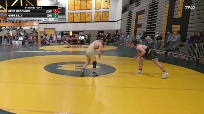 174Green lbs Rr Rnd 5 - Kent McCombs, Army West Point vs Gabe LIlly, Clarion