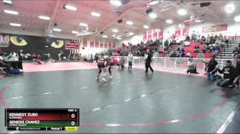 120 lbs Cons. Round 4 - Kennedy Zubo, Glendora vs Genesis Chavez, Citrus Valley