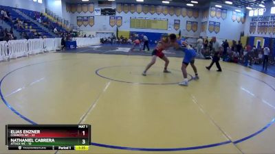 150 lbs Round 2 (8 Team) - Nathaniel Cabrera, Attack WC vs Elias Enzner, Cowboys WC