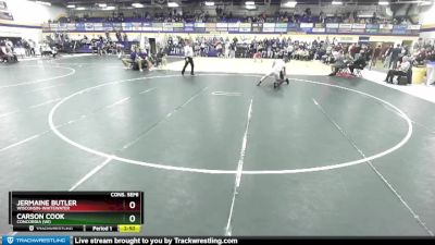 157 lbs Cons. Semi - Carson Cook, Concordia (WI) vs Jermaine Butler, Wisconsin-Whitewater