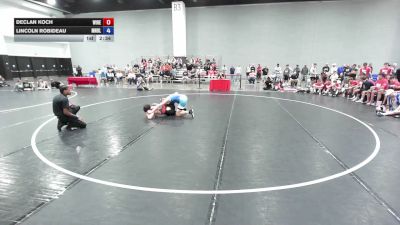 157 lbs Declan Koch, Wisconsin Red vs Lincoln Robideau, Minnesota Blue