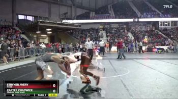 130 lbs Cons. Round 3 - Carter Chadwick, Team Of Hard Knox vs Stryker Avery, Maize