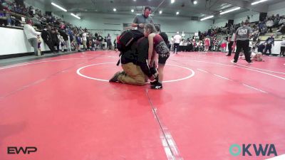 49 lbs Rr Rnd 3 - Cambrie Kelso, Tiger Trained Wrestling vs Levan Big Hair, Wagoner Takedown Club