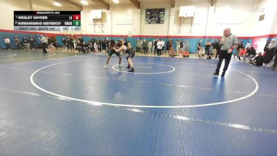 Boys 144 lbs Quarterfinal - Nurmuhammad Abdybekov, Westmoor Boys vs Wesley Hayden, Los Gatos Boys