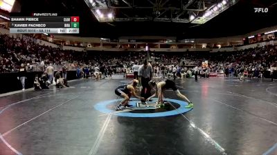 5A 114 lbs Champ. Round 1 - Xavier Pacheco, Rio Rancho vs Shawn Pierce, Clovis