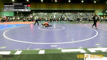106 lbs Round Of 16 - Isaiah Colon, Tulare Titans Wrestling Club vs Owen Hosch, Apollo Mat Club