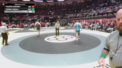 215 lbs Champ. Rd Of 16 - Eli Berner, Ayersville vs Danny Zmorowski, Lake Cath.