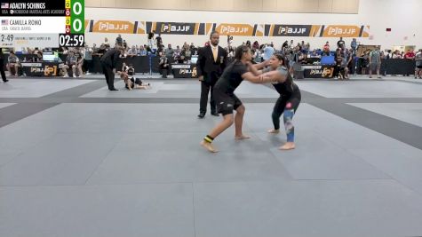 Adalyn Schings vs Camilla Romo 2026 PBJJF Pan American Jiu-Jitsu Championships