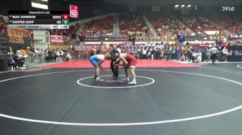 215 lbs Cons. Round 1 - Karter Naff, Chanute Hs vs Max Johnson, Concordia Hs