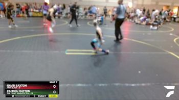 56 lbs Semis & 1st Wrestleback (8 Team) - Gavin Saxton, Ares Black vs Camden Batton, The Funky Singlets Teal
