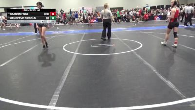 105 lbs Champ. Round 1 - Genevieve Diebold, Clearwater vs Camdyn Post, Great Bend Wrestling Club