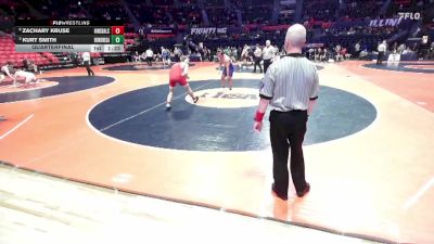 3A 190 lbs Quarterfinal - Kurt Smith, Rockton (Hononegah) vs Zachary Kruse, Hinsdale (Central)