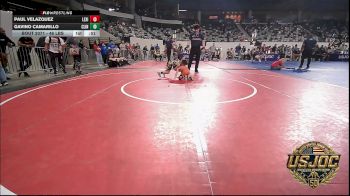 46 lbs Quarterfinal - Paul Velazquez, Lexington Wrestling Club vs Gavino Camarillo, Clinton Youth Wrestling