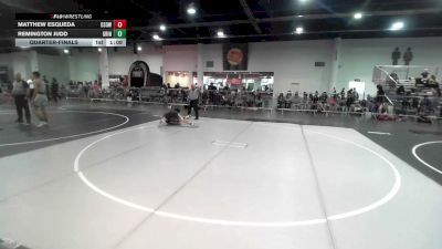 132 lbs Quarterfinal - Matthew Esqueda, Osoway vs Remington Judd, Grindhouse WC