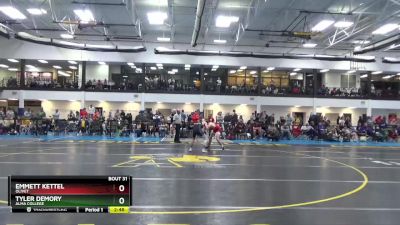 125 lbs Quarterfinal - Tyler Demory, Alma College vs Emmett Kettel, Olivet