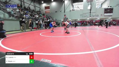 83 lbs Consi Of 4 - Anthony Lewis, Pin-King All Stars vs Zachariah Park, Bartlesville Wrestling Club