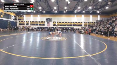 130 lbs Consy 2 - Milly Williams, Canon-McMillan vs Emma Petrovich, Connellsville