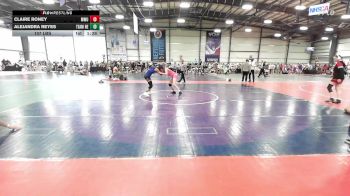 107 lbs Rr Rnd 1 - Claire Roney, MetroWest United vs Alejandra Reyes, Team Nebraska