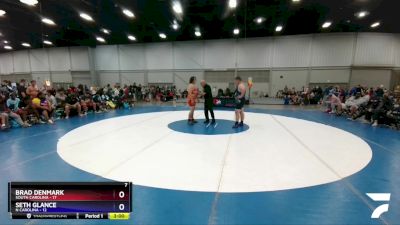 285 lbs Quarterfinals (8 Team) - Brad Denmark, South Carolina vs Seth Glance, N Carolina