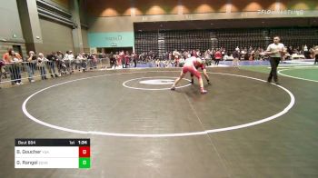 160 lbs Round Of 32 - Bryce Goucher, Yukon vs Gabriel Rangel, Eaglecrest