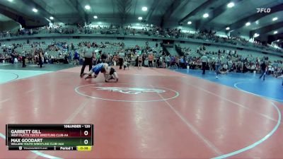 120 lbs Cons. Round 4 - Max Goodart, Willard Youth Wrestling Club-AAA vs Garrett Gill, West Platte Youth Wrestling Club-AA