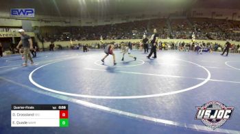 73 lbs Quarterfinal - Drew Crossland, SEO Wrestling Club vs Easton Quade, Warrior Trained Wrestling Club