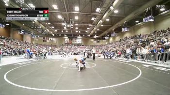1A 126 lbs Cons. Round 1 - Cody Miller, Panguitch vs Josiah Thompson, Water Canyon
