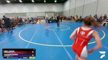 100 lbs Round 1 (8 Team) - Mackenzie Burger, Michigan Red vs Joely Slyter, Idaho