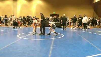 92 lbs Champ. Rd Of 16 - Douglas Hazel vs Cooper Foster, Burrillville Lightning Wrestling Club