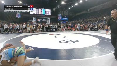 110 lbs Cons. Sub-rd Of 16 - Dalani Hornbuckle, Arkansas vs Elaine Hay, Wisconsin
