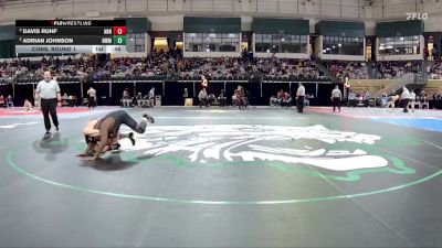 175-4A/3A Cons. Round 1 - Adrian Johnson, Northwest vs Davis Ruhf, Annapolis