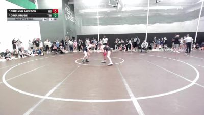 110 lbs Quarterfinal - Drea Kruse, The Best Wrestler vs Brielynn Jackson, Kearney High School