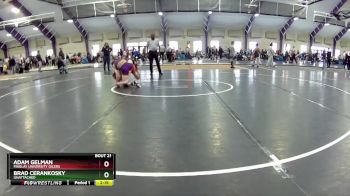 125 lbs Champ. Round 1 - Brad Cerankosky, Unattached vs Adam Gelman, Findlay University Oilers