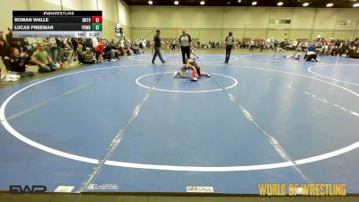 52 lbs Rr Rnd 2 - Roman Walle, Untouchables 9U vs Lucas Freeman, POWA 9U