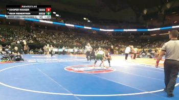 126 Class 1 lbs Quarterfinal - Sean Reinertsen, Warsaw vs Cooper Houser, Trenton
