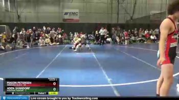 125 lbs Round 1 (6 Team) - Aden Shandorf, Montana Maroon vs Mason Petersen, Nebraska Black