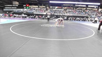 140 lbs Cons. Round 3 - Morgan Hinton, Spring Hill HS vs Clarenza Hollins, Arkansas City HS
