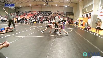 73 lbs 3rd Place - Reid Claggett, Bristow Youth Wrestling vs Chase Gabbard II, Jenks Trojan Wrestling Club