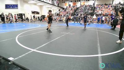 119 lbs Consolation - Jabari Jones, Tulsa Blue T Panthers vs Blake Wind, Henryetta Knights Wrestling Club