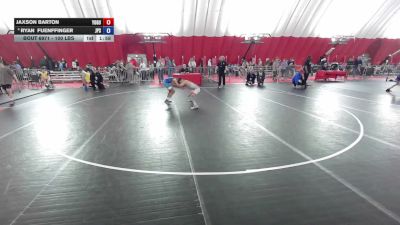 100 lbs Cons. Semis - Jaxson Barton, Young Guns vs Ryan Fuenffinger, Jack Pine Savage